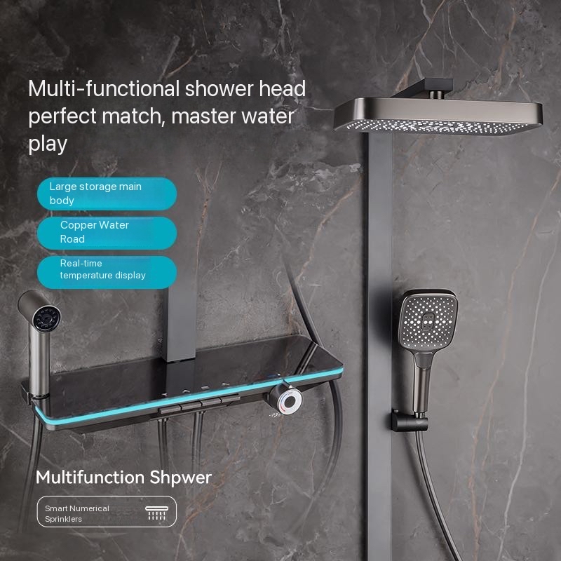 Plumbing - مجموعة دش حمام كاملة بزر بيانو