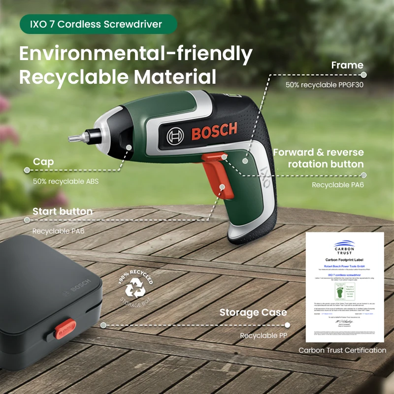 Electric Screwdriver Rechargeable Usb - مفك براغي لاسلكي بوش IXO 7
