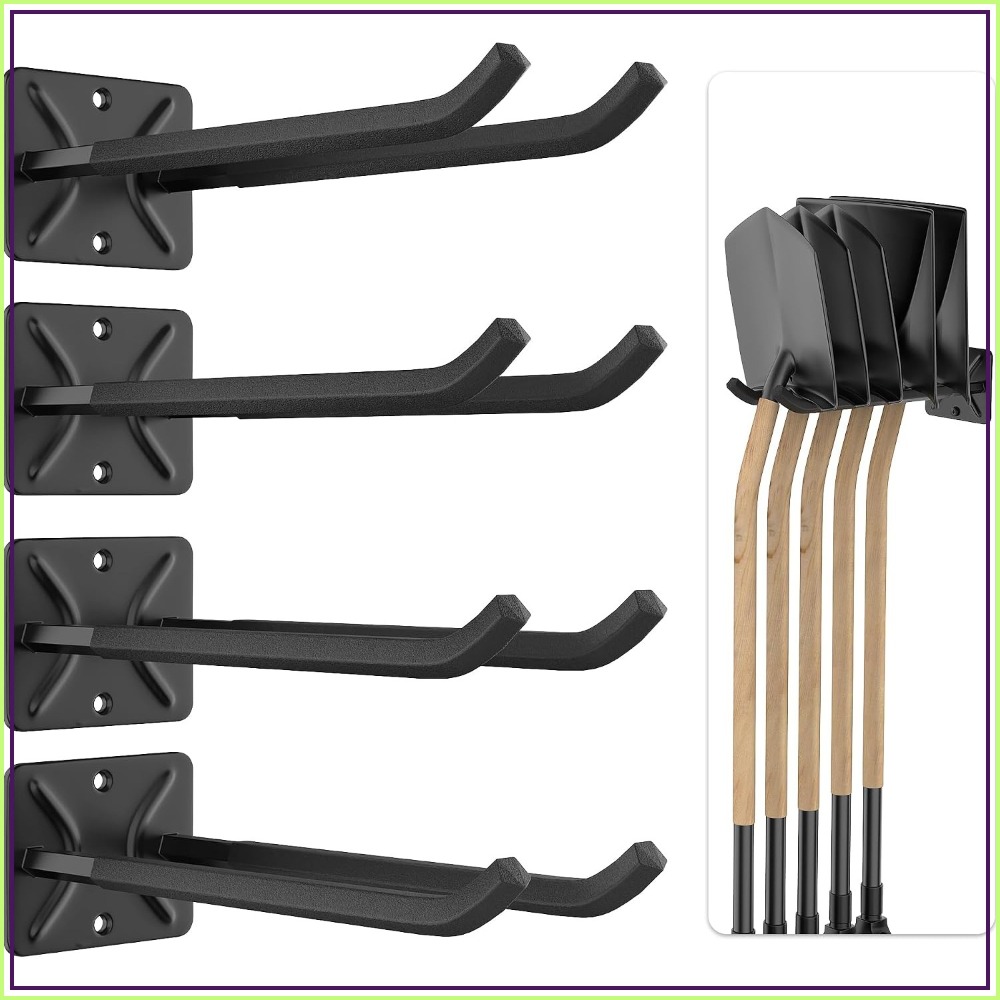 Garden Tools - خطافات تخزين متينة للجراج، خطافات تعليق