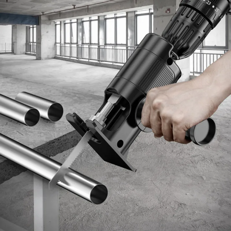محول منشار الترددي المحمول، مل - مراجعة Reciprocating Saw Attachment Drill وسعره