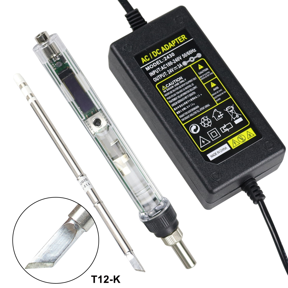 T12 سبيكة لحام كهربائي عدة تيا - مراجعة Digital Soldering Station T12 وسعره