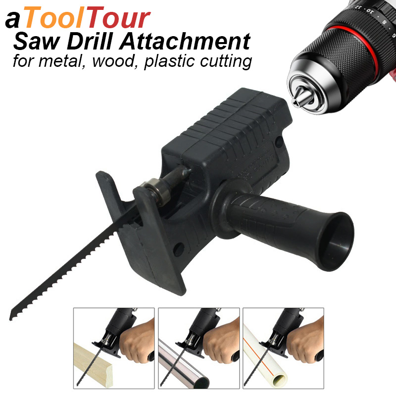 محول منشار ترددي، ملحق للمثقاب - مراجعة Reciprocating Saw Attachment Drill وسعره