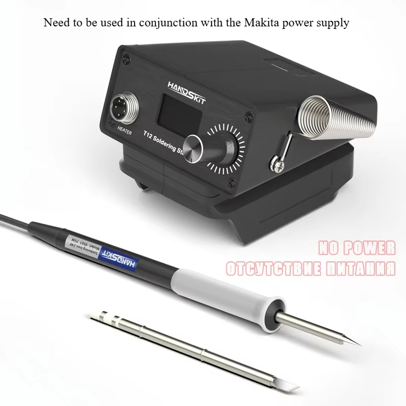 محطة لحام رقمية T12 مع تحكم في - مراجعة Digital Soldering Station T12 وسعره