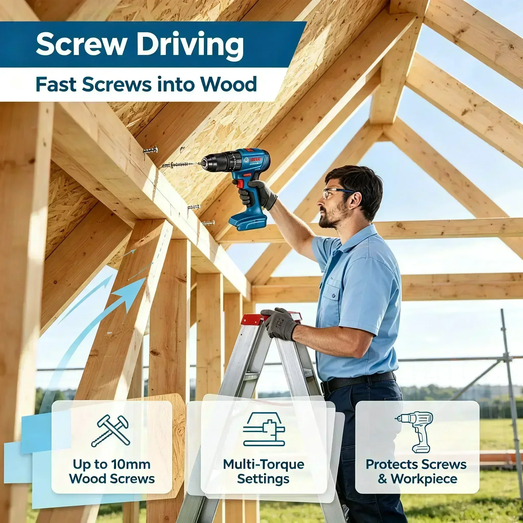 مثقاب كهربائي لاسلكي متعدد الو - مراجعة Brushless Cordless Electric Drill 18V وسعره
