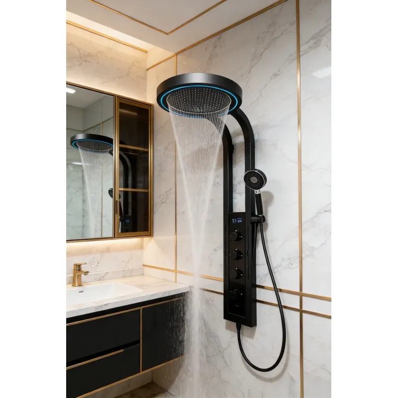 مجموعة دش هوميديك مع صنبور ميا - مراجعة Plumbing وسعره