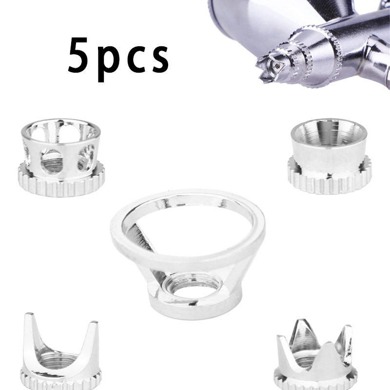 البخاخة فوهة إبرة غطاء الملحقا - مراجعة Airbrush Kit With Mini Compressor وسعره
