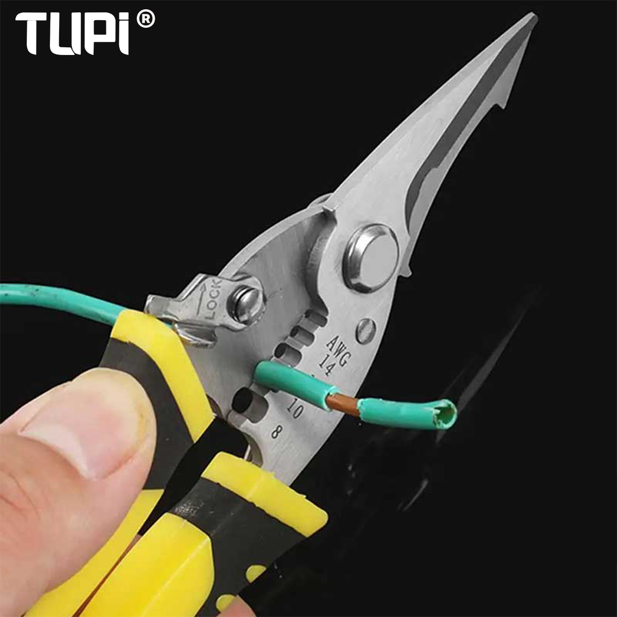 كماشة كهربائي TUPI Pro 3 في 1  - مراجعة Automatic Wire Stripper Cutter وسعره