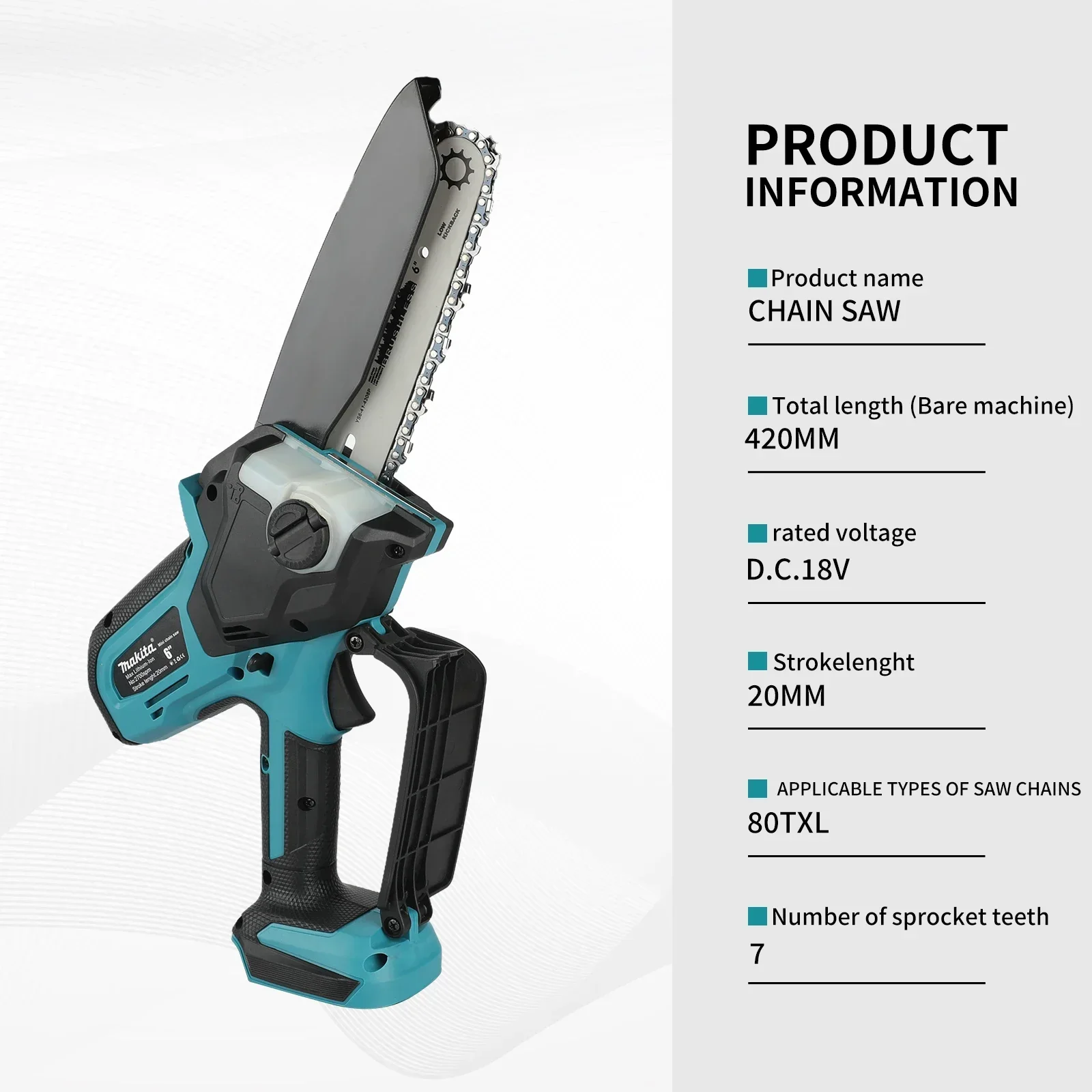 منشار سلسلة كهربائي ماكيتا UC2 - مراجعة Mini Electric Chainsaw 6 Inch وسعره