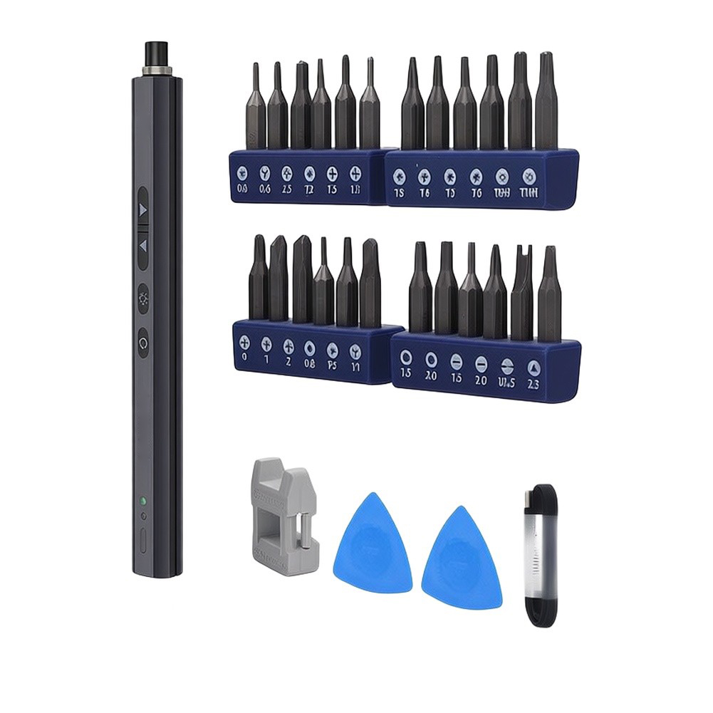طقم مفك كهربائي 24 قطعة قابل ل - مراجعة Electric Screwdriver Rechargeable Usb وسعره