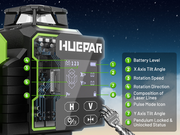 2026 Huepar W04CG مستوى ليزر أ - مراجعة Laser Level 16 Lines 4D Green وسعره