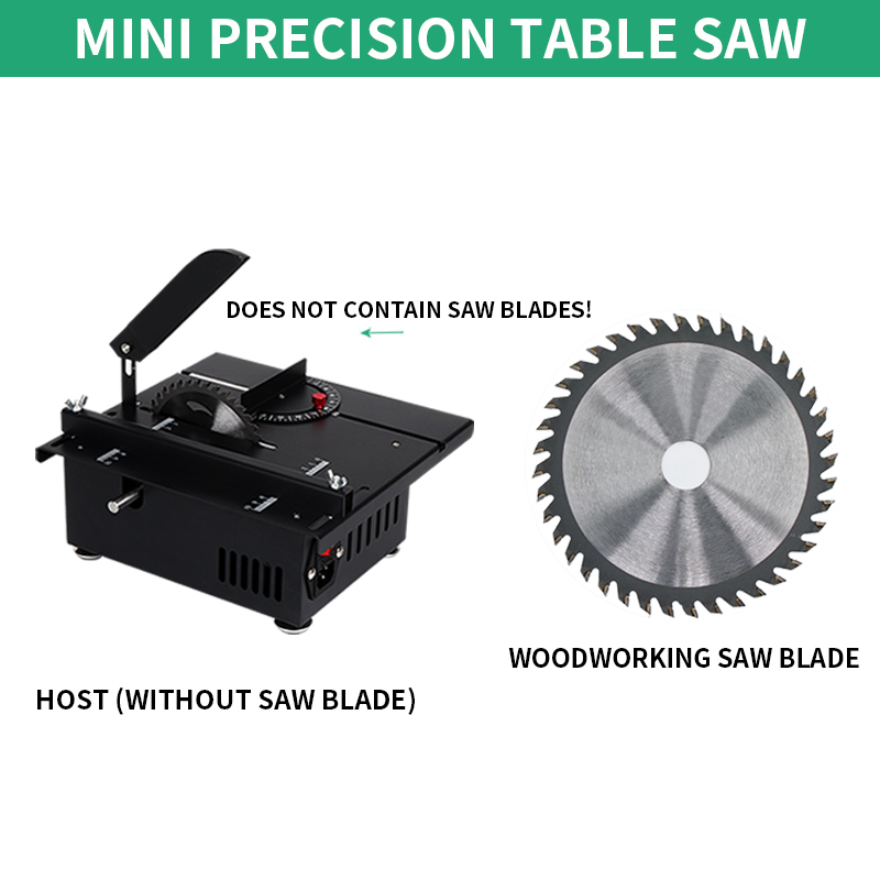 منشار طاولة صغير دقيق بقوة 120 - مراجعة Mini Table Saw For Woodworking وسعره