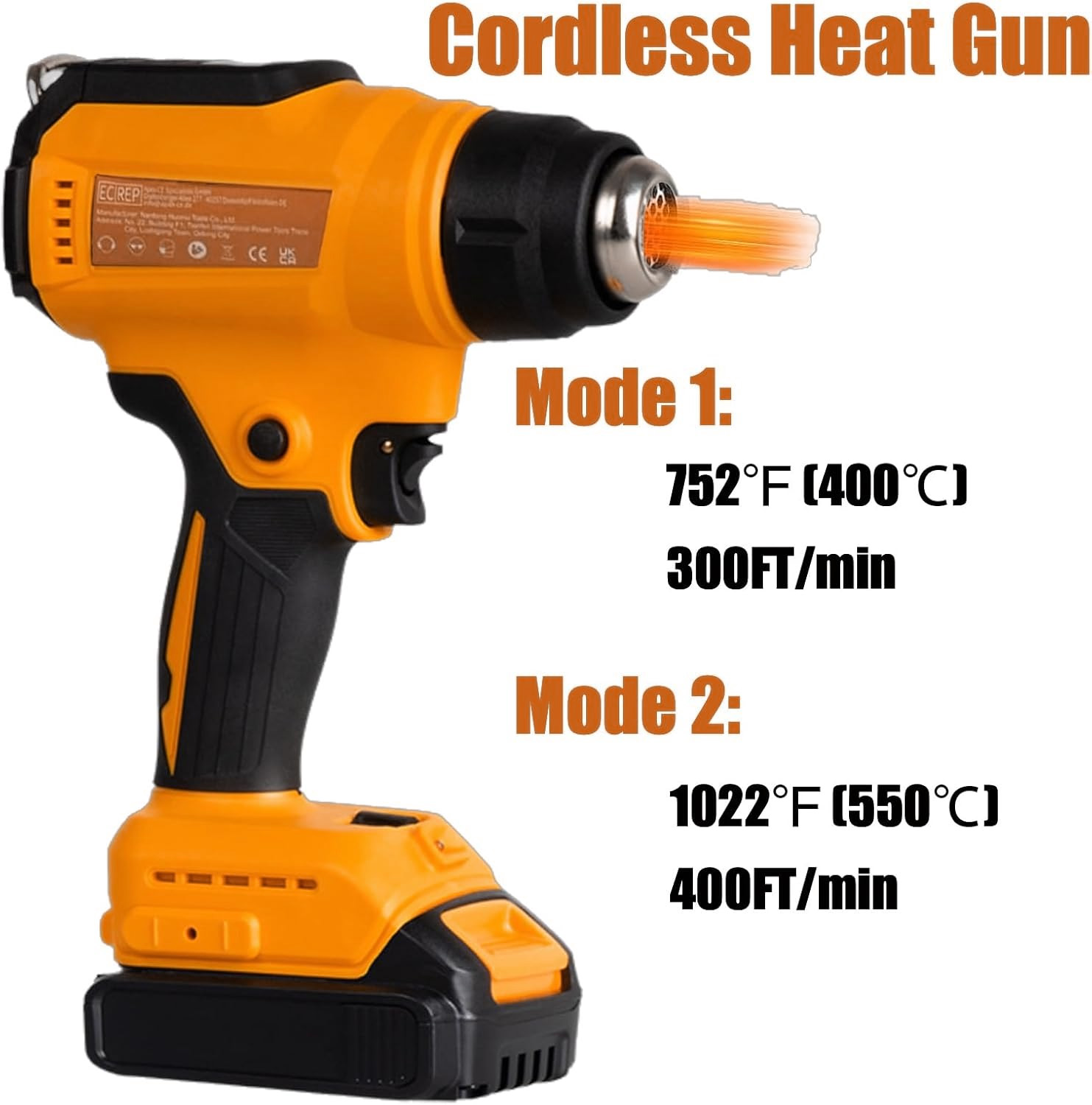 مسدس حراري لاسلكي لبطارية ديوا - مراجعة Cordless Heat Gun For Shrink Tubing وسعره