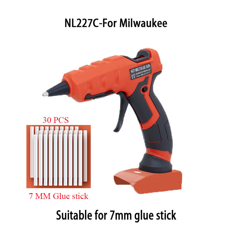 50 واط اللاسلكي مسدس الغراء ال - مراجعة Hot Melt Glue Gun Cordless وسعره