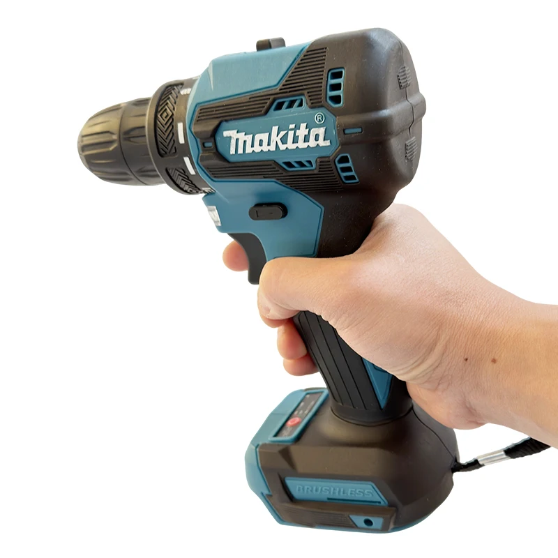 مثقاب مطرقي لاسلكي مدمج ماكيتا - مراجعة Brushless Cordless Electric Drill 18V وسعره
