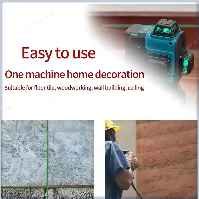 بطارية ماكيتا الأصلية الآمنة م - مراجعة Laser Level 16 Lines 4D Green وسعره