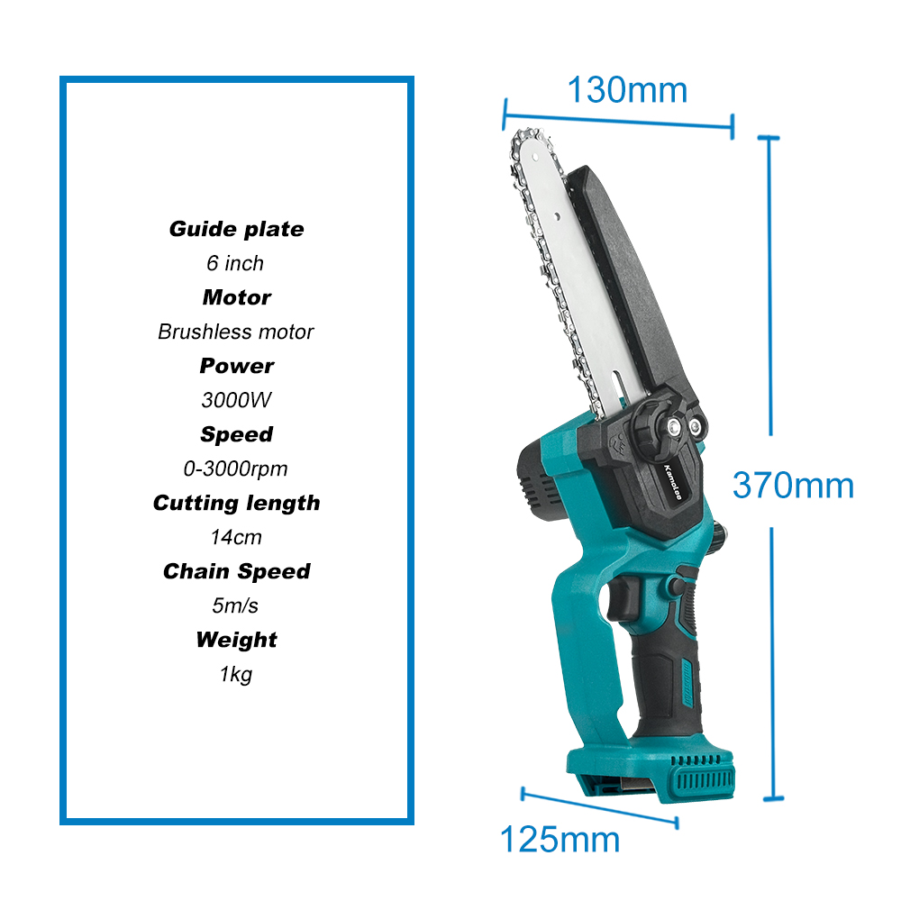 Kamolee 6 بوصة 8 بوصة منشار كه - مراجعة Mini Electric Chainsaw 6 Inch وسعره