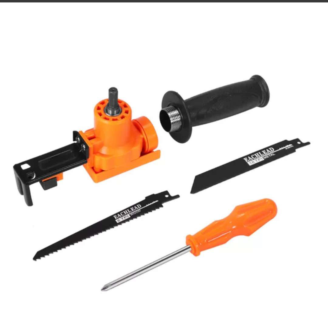 شحن مجاني محول مرفق المنشار ال - مراجعة Reciprocating Saw Attachment Drill وسعره
