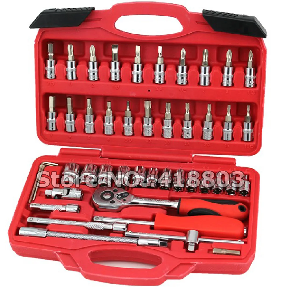 صندوق أدوات 46 قطعة 1/4 DR لإص - مراجعة Hand Tools وسعره