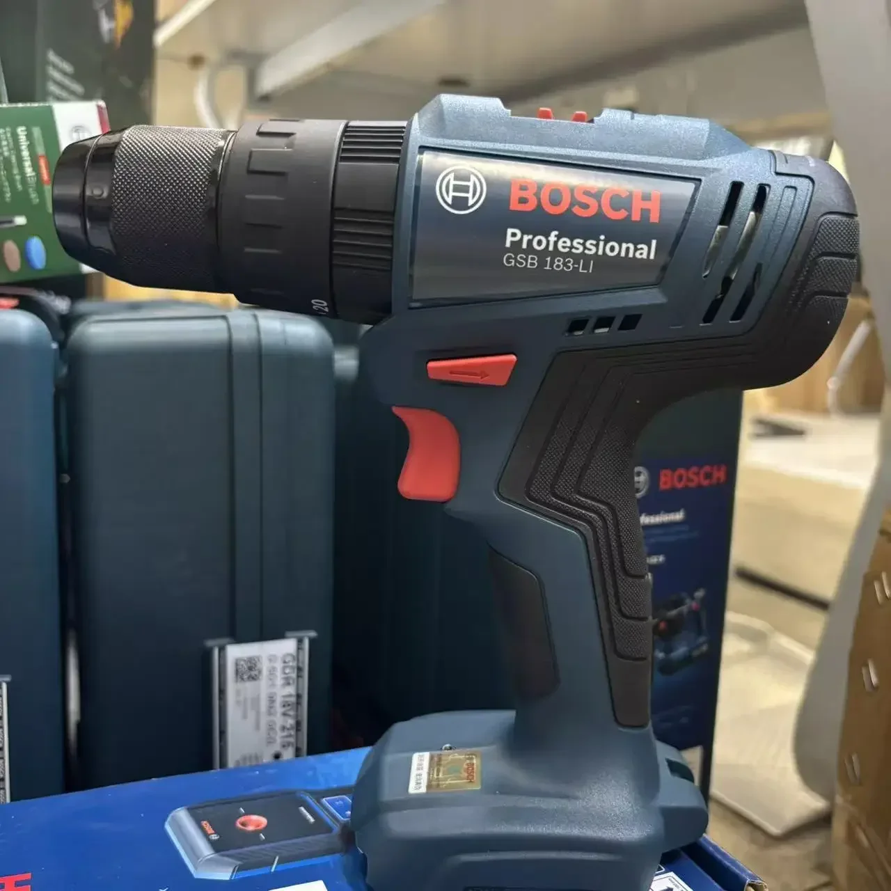 مثقاب بوسش GSB 183-LI 18 فولت  - مراجعة Brushless Cordless Electric Drill 18V وسعره