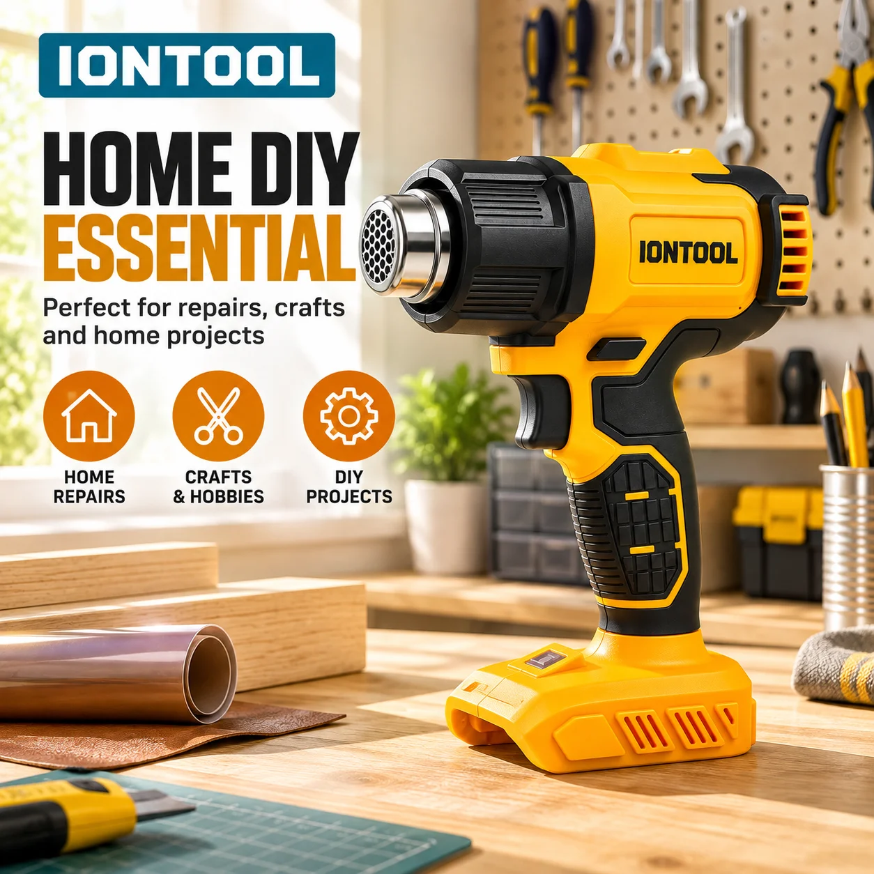 مسدس حراري لاسلكي بدون فرشاة م - مراجعة Cordless Heat Gun For Shrink Tubing وسعره